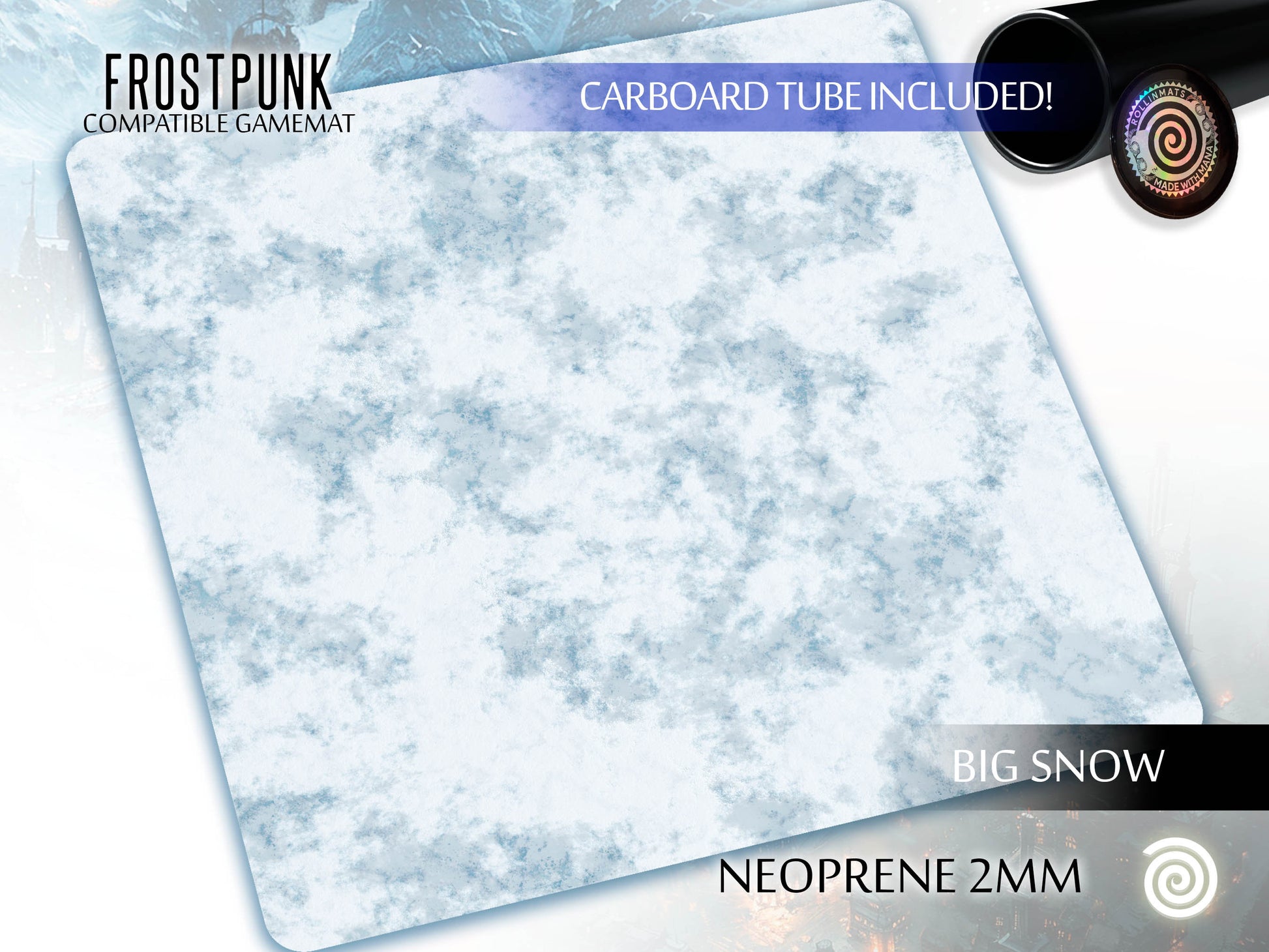 FrostPunk compatible Gamemat for a Board Game