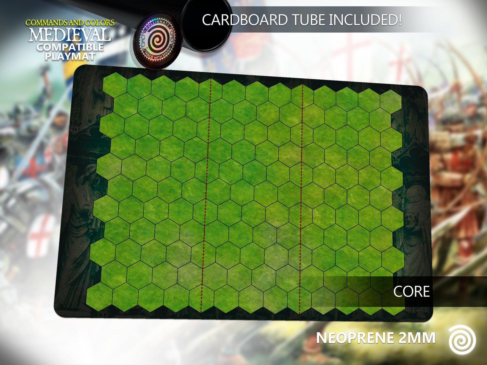 Commands and Colors Medieval compatible Gamemat