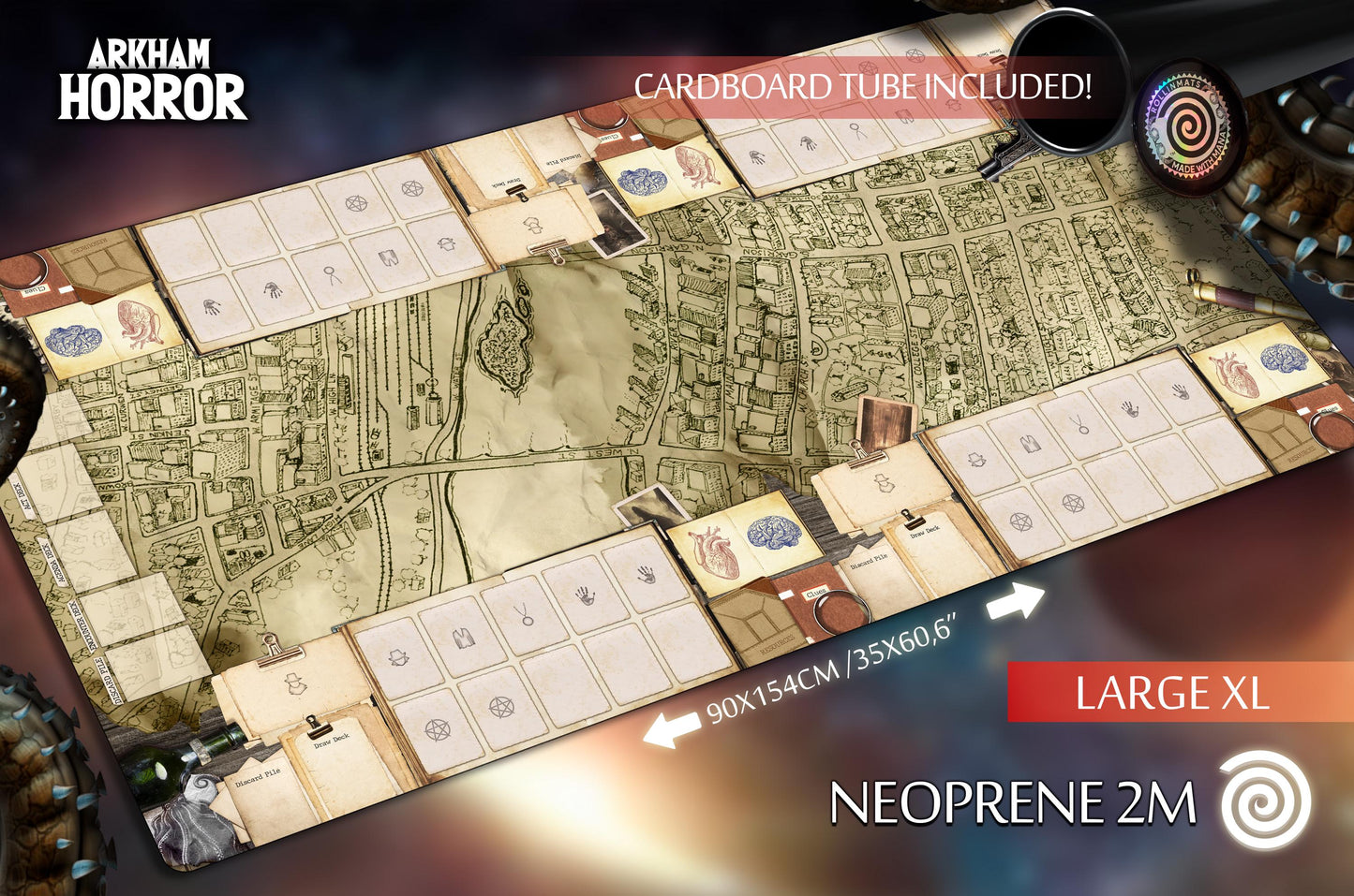 Arkham Horror LCG - Board Game Mat | Rollinmats Arkham Horror LCG - Board Game Mat | Rollinmats
