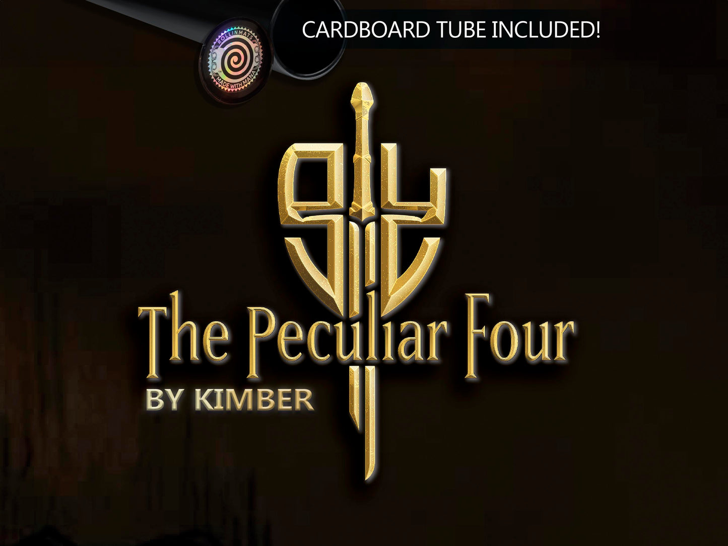 The Peculiar Four Playmat by Kimber