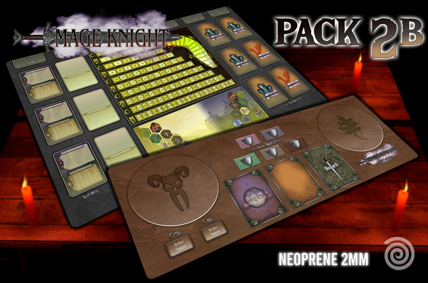 Pack Tapetes Mage Knight UNOFFICIAL PRODUCT