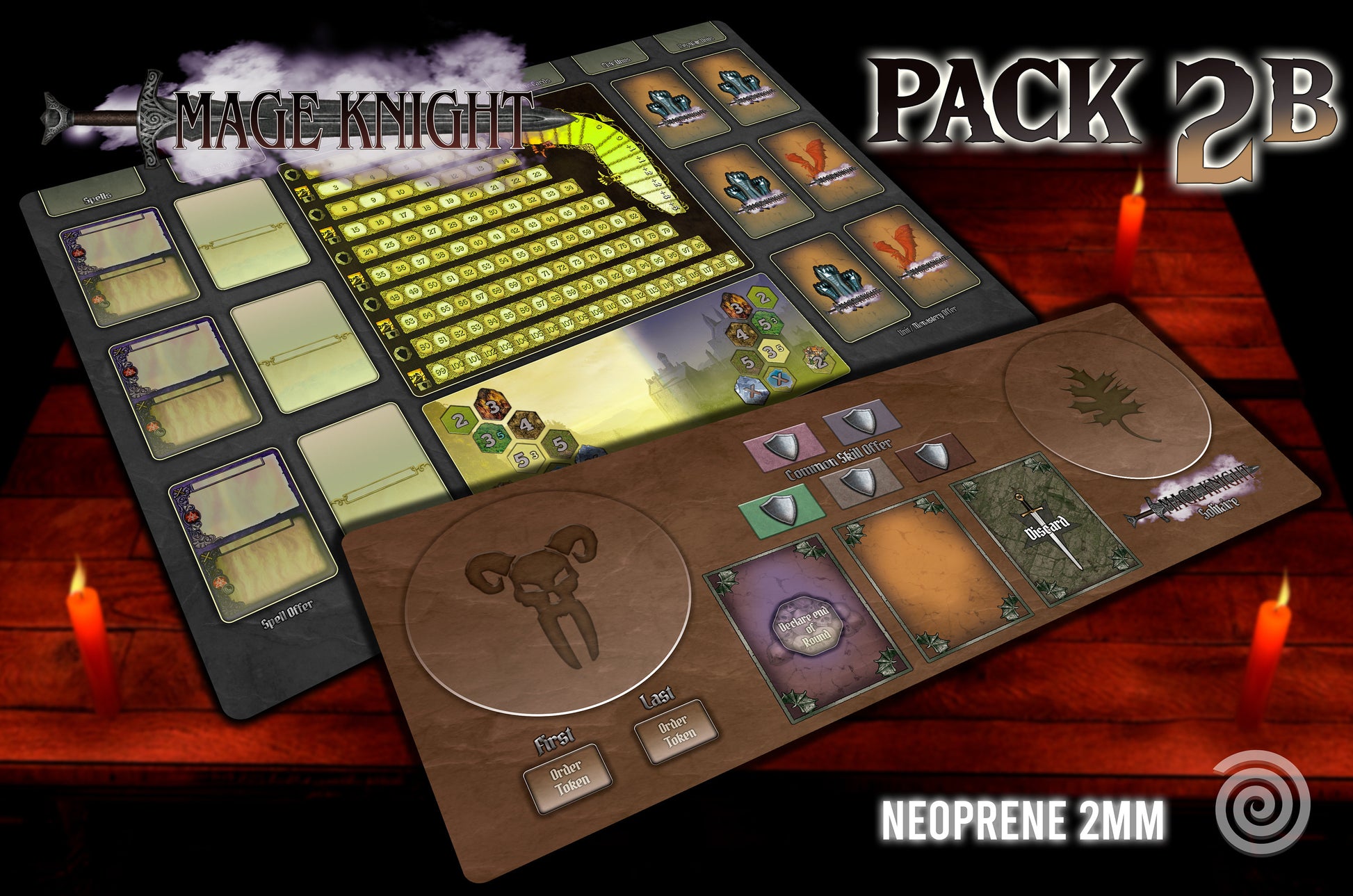 Pack Tapetes Mage Knight UNOFFICIAL PRODUCT