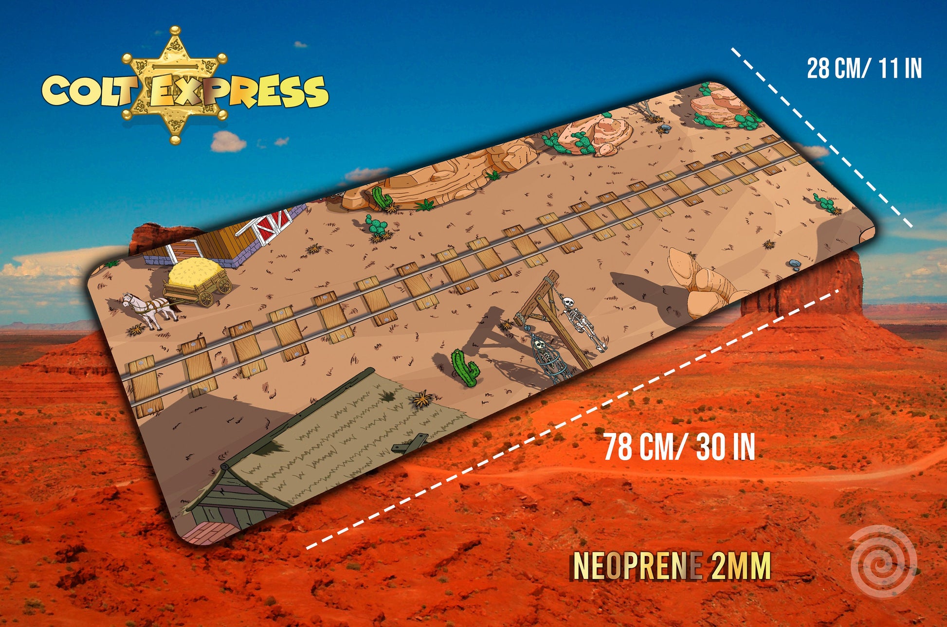 Tapete Colt Express - UNOFFICIAL PRODUCT