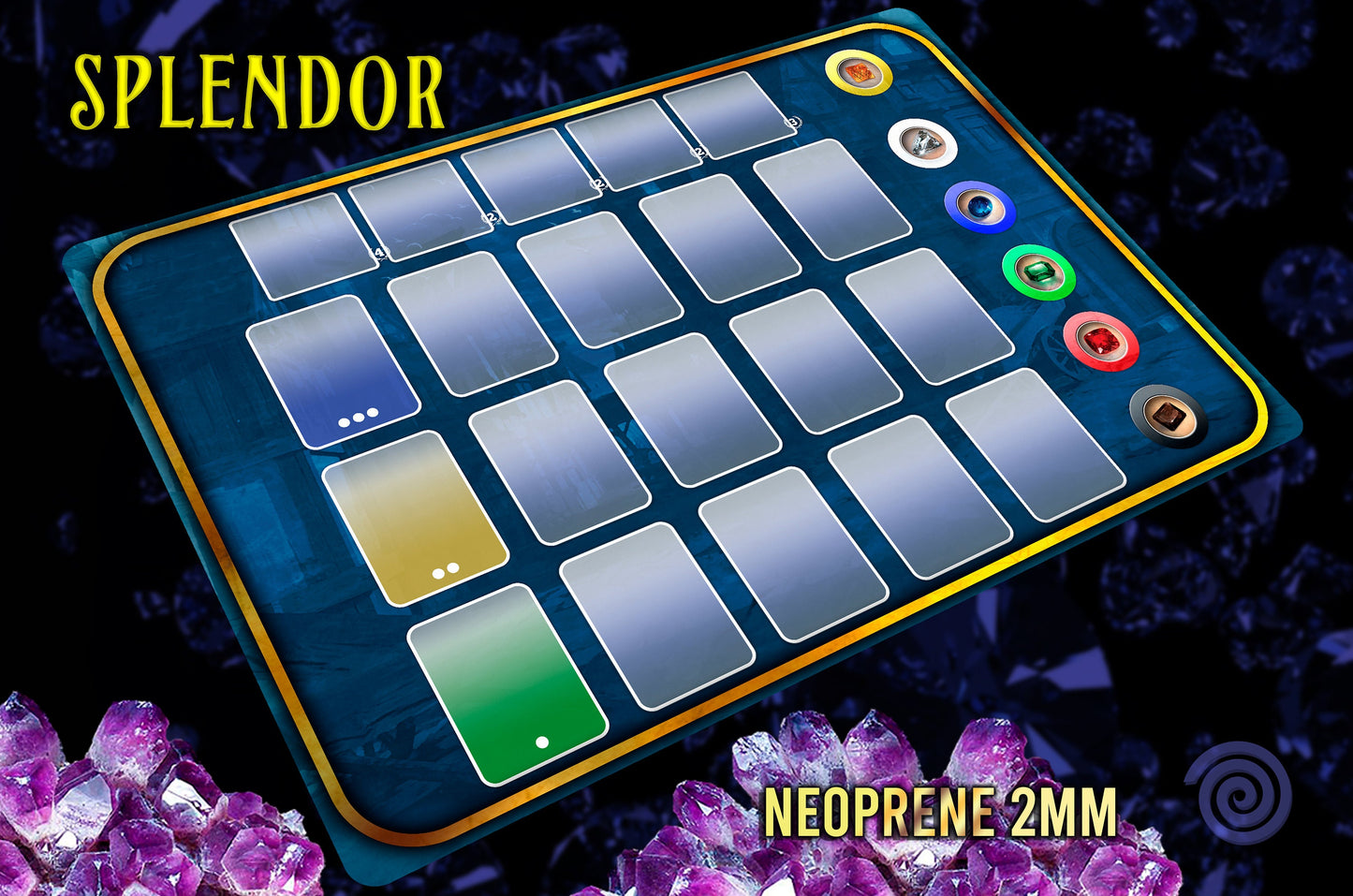 Splendor compatible Playmat - (With all expansions) – Rollinmats