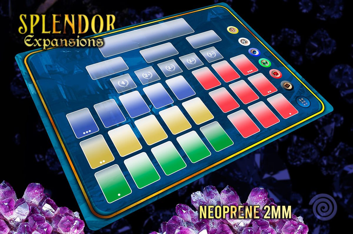 Splendor Gear Pattern Map Splendor compatible Playmat - (With all expansions) – Rollinmats