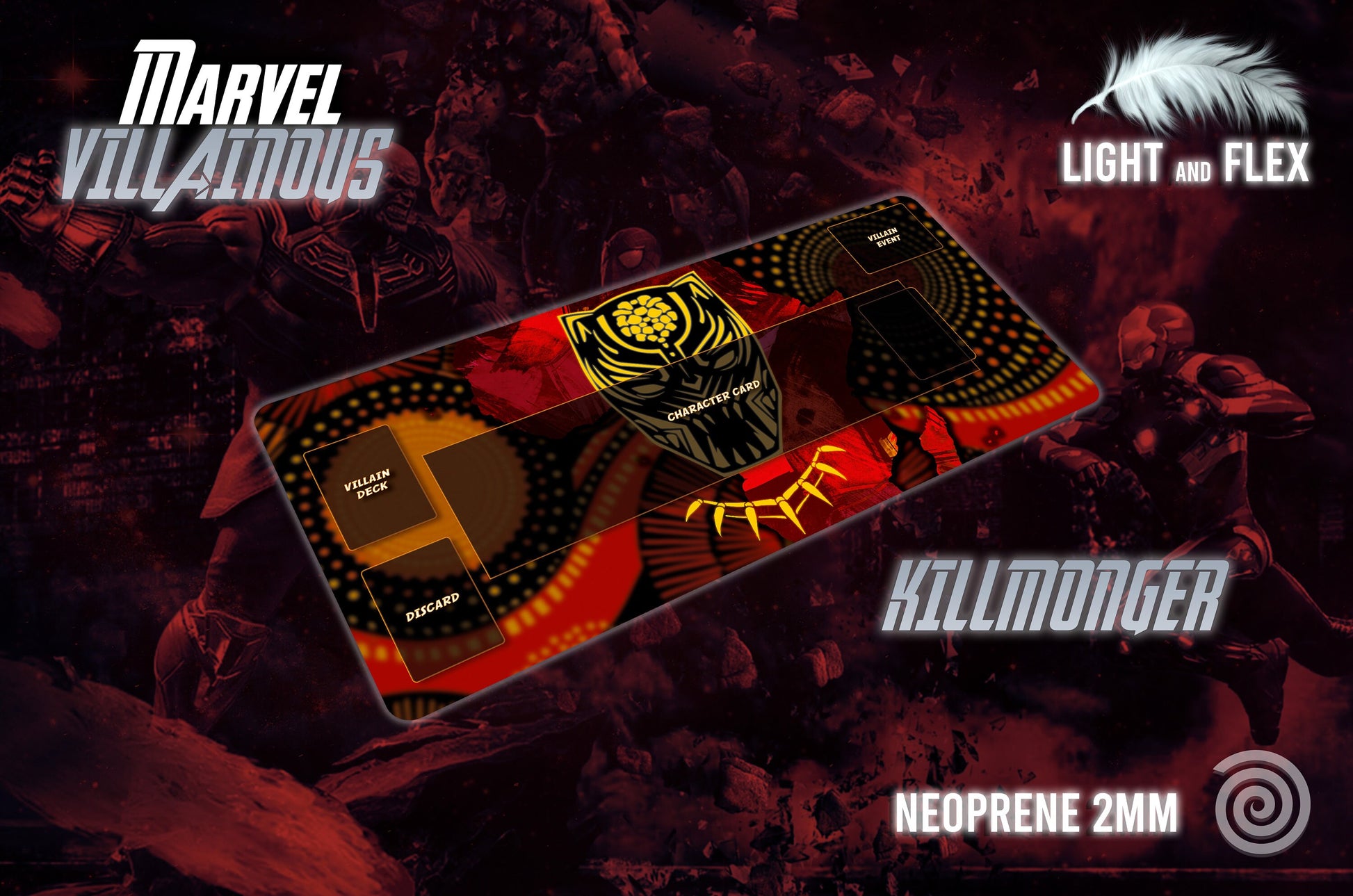 Tapete compatible con Marvel Villainous (Unofficial)