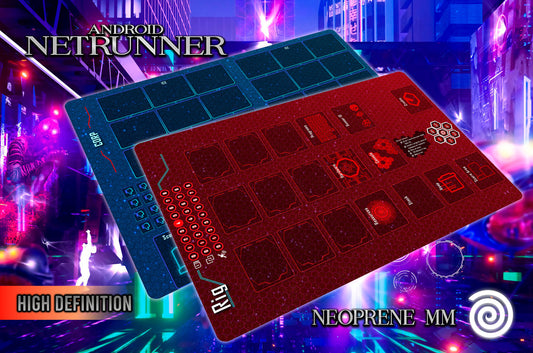Android Netrunner Playmat board