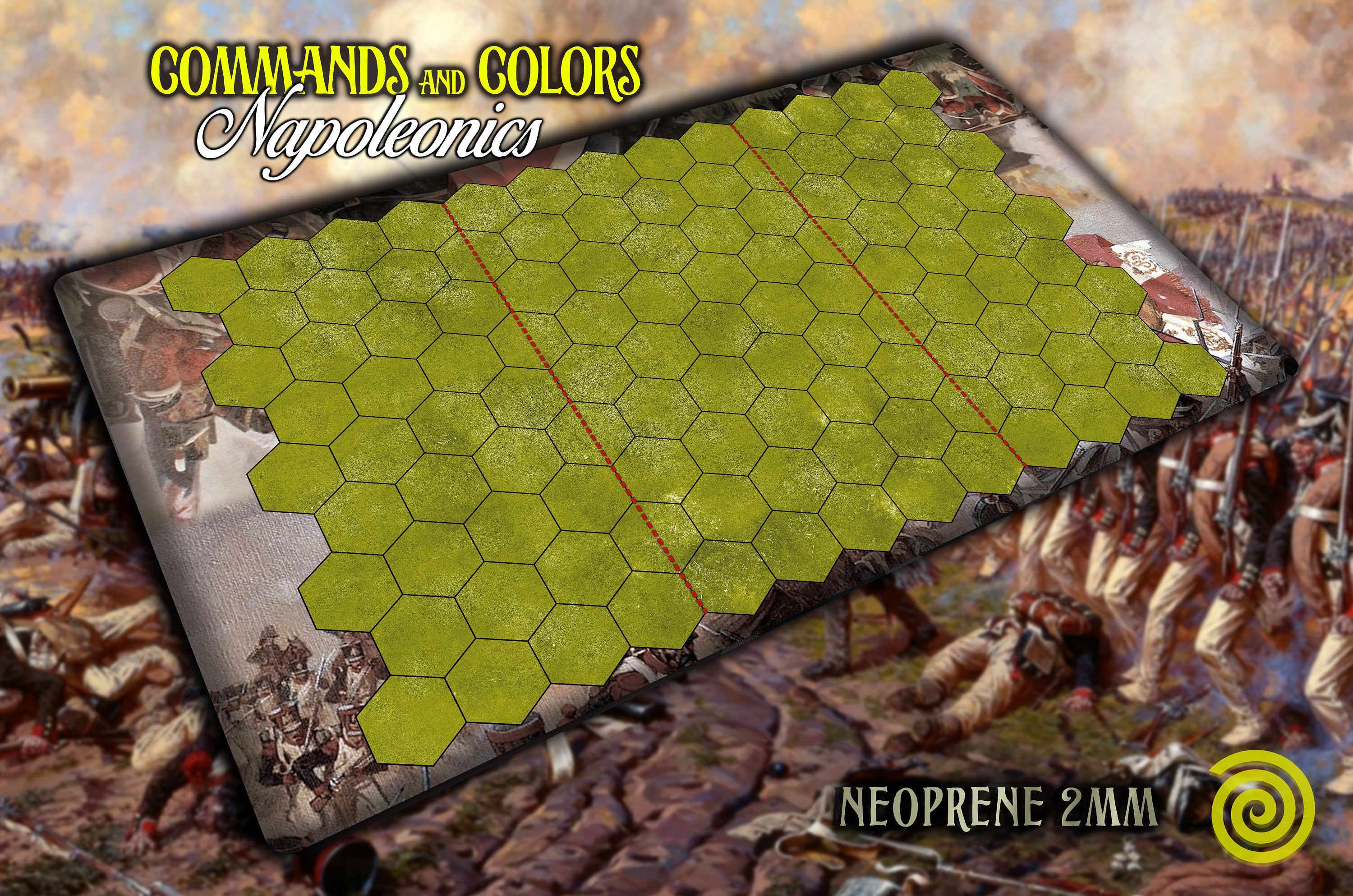 Command Color Collection Commands & Colors: Napoleonics Compatible Gamemat | Rollinmats