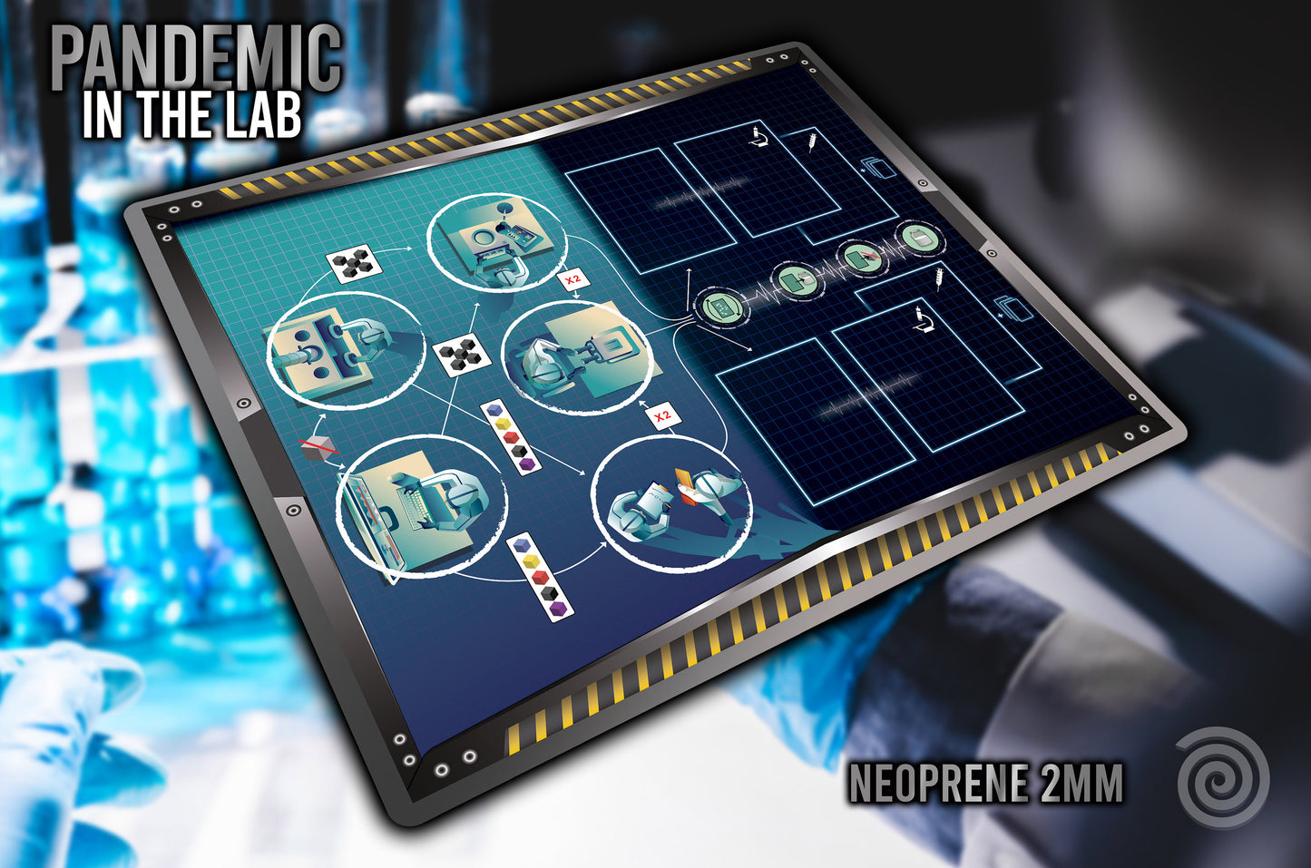 Tapete Pandemic In the Lab
