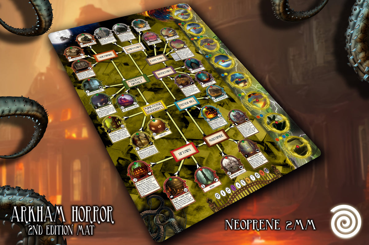 Arkham Horror 2 Edition compatible Playmats – Rollinmats