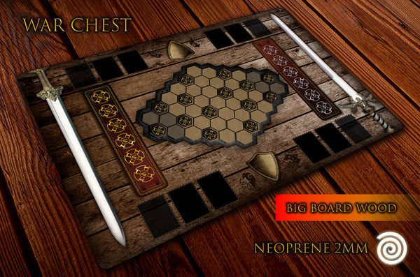 War Chest compatible neoprene playmat