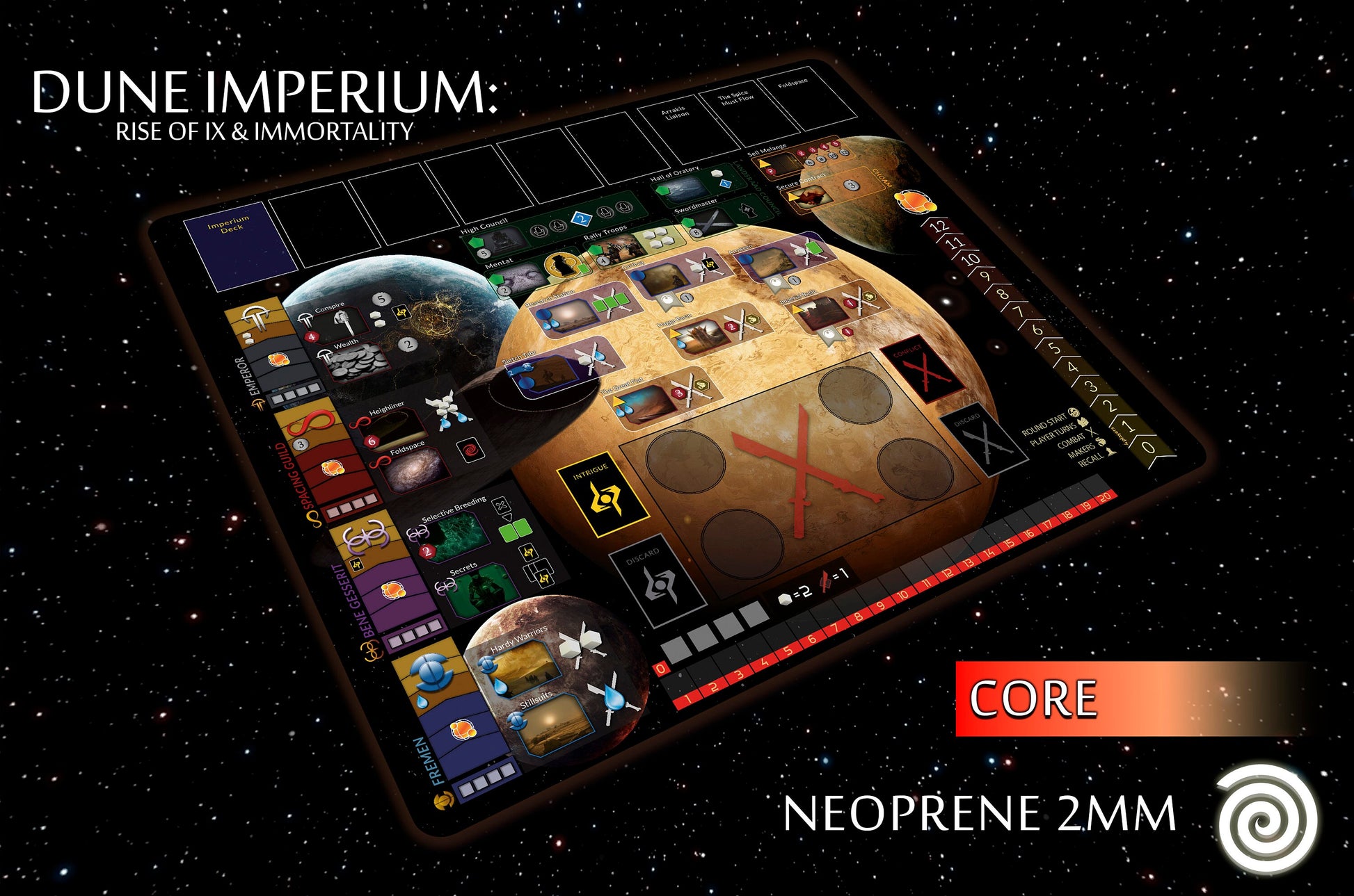 Tapete DUNE IMPERIUM : Rise of IX and Immortality (Producto No Oficial)