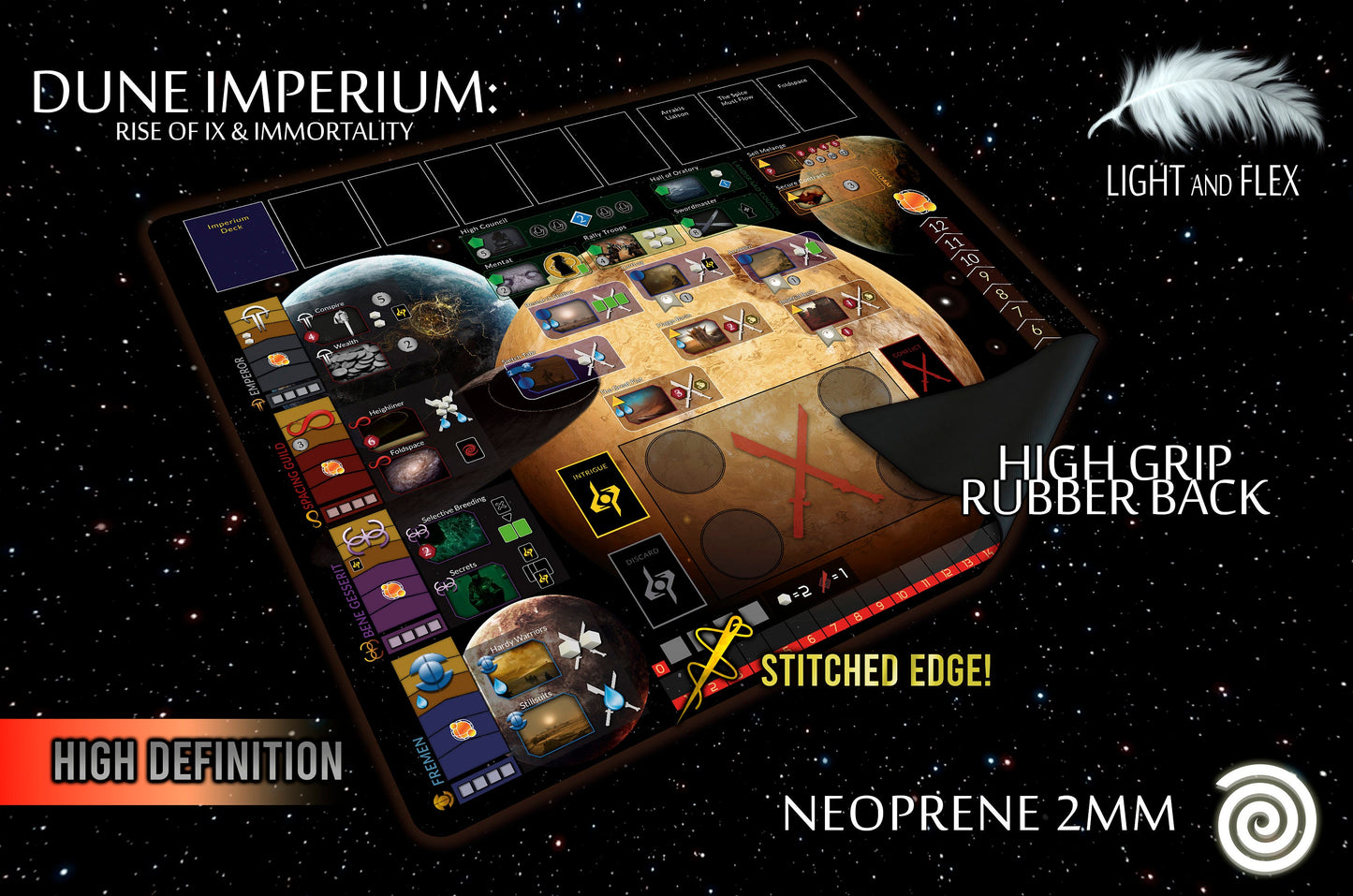 Tapete DUNE IMPERIUM : Rise of IX and Immortality (Producto No Oficial)