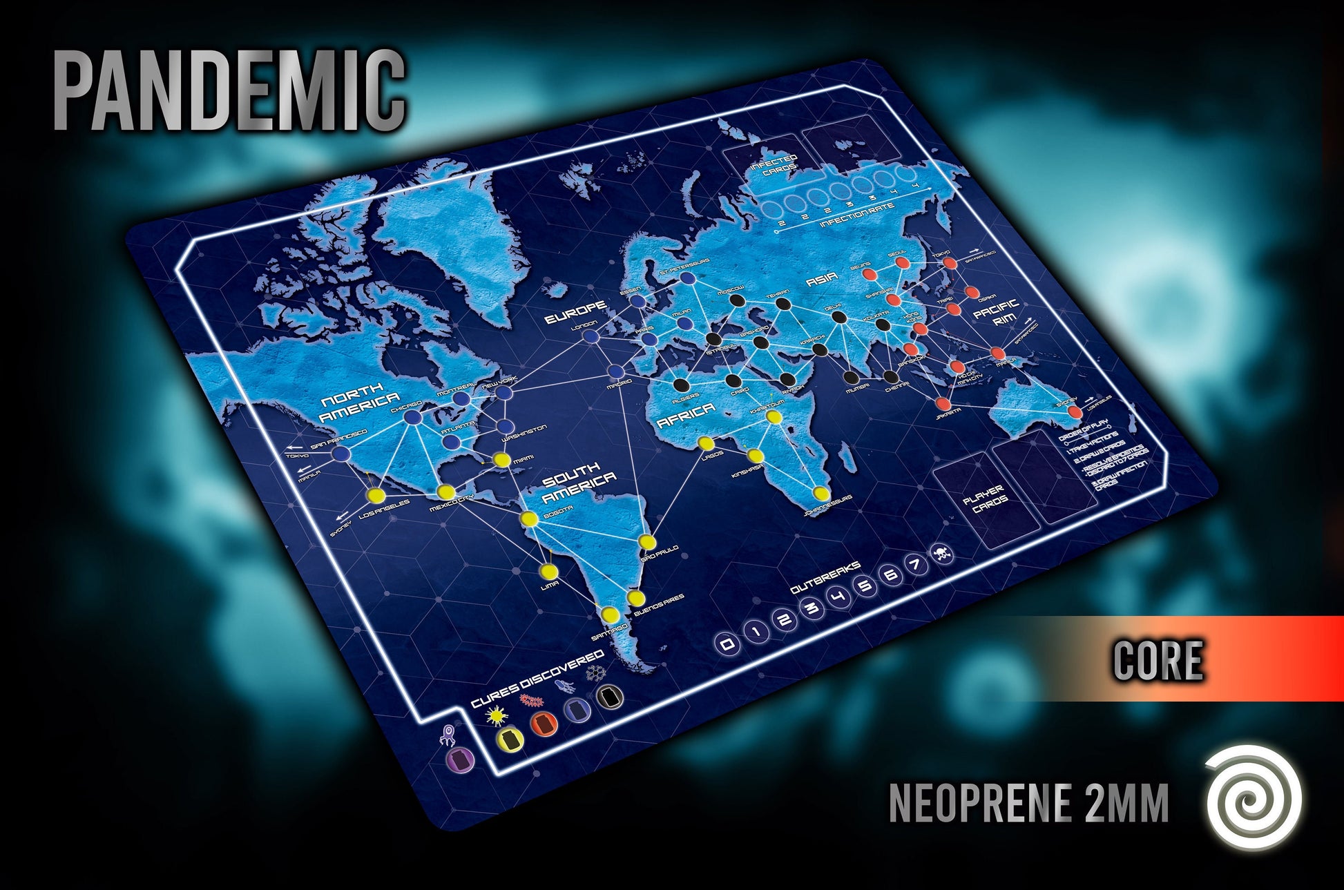 Definitive Tapete Pandemic (Stitched Edge)