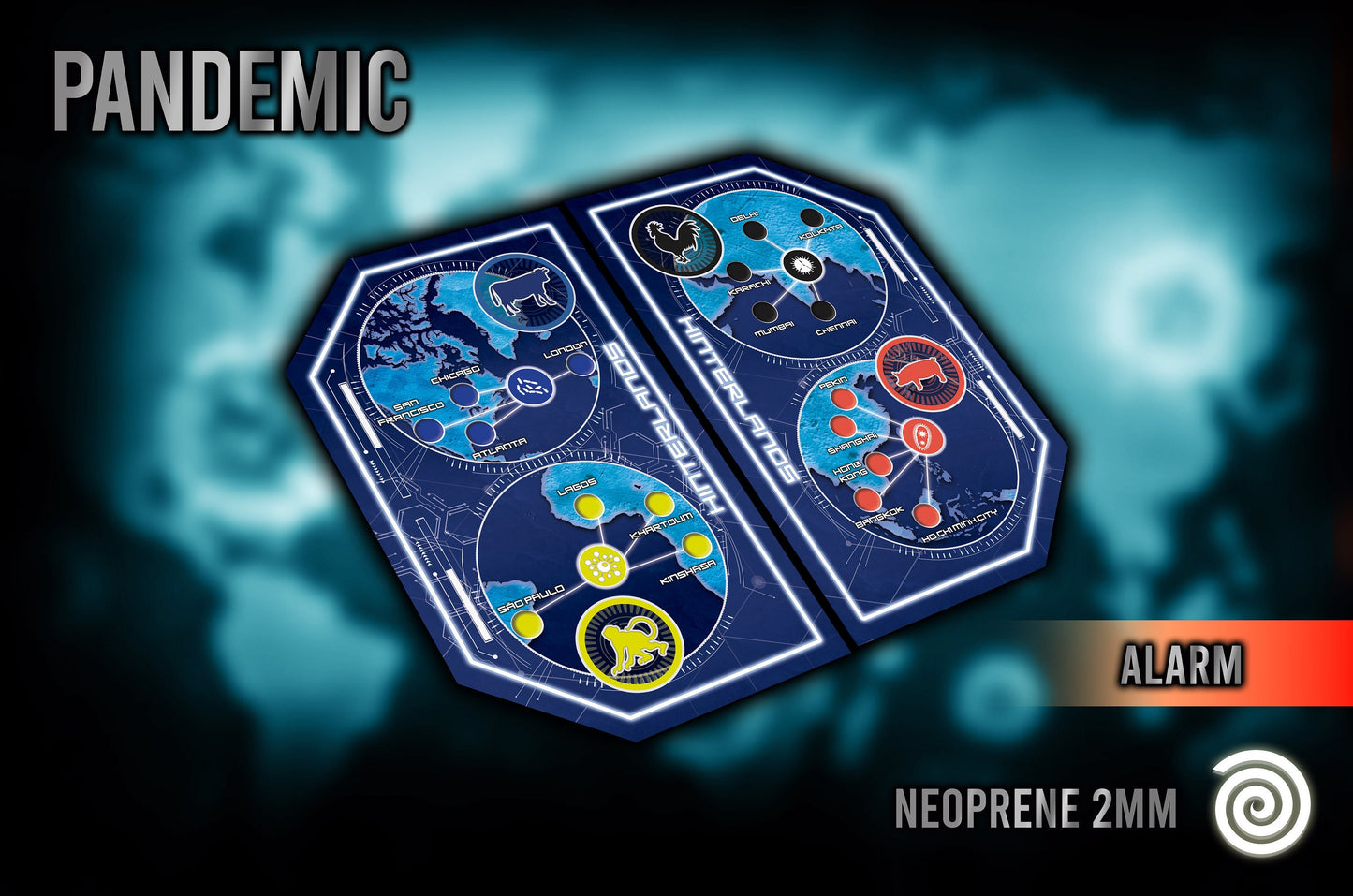 Definitive Tapete Pandemic (Stitched Edge)