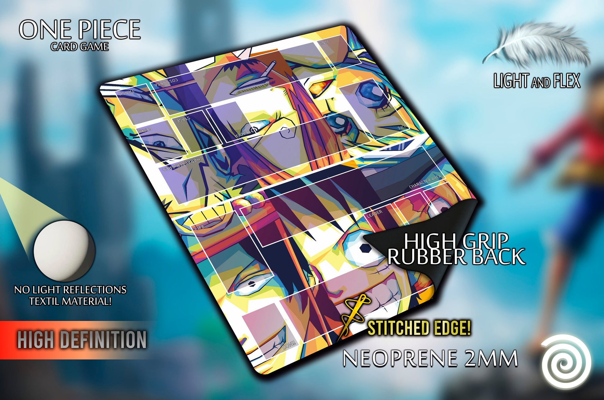 Tapete Compatible One Piece Card Game (No official)
