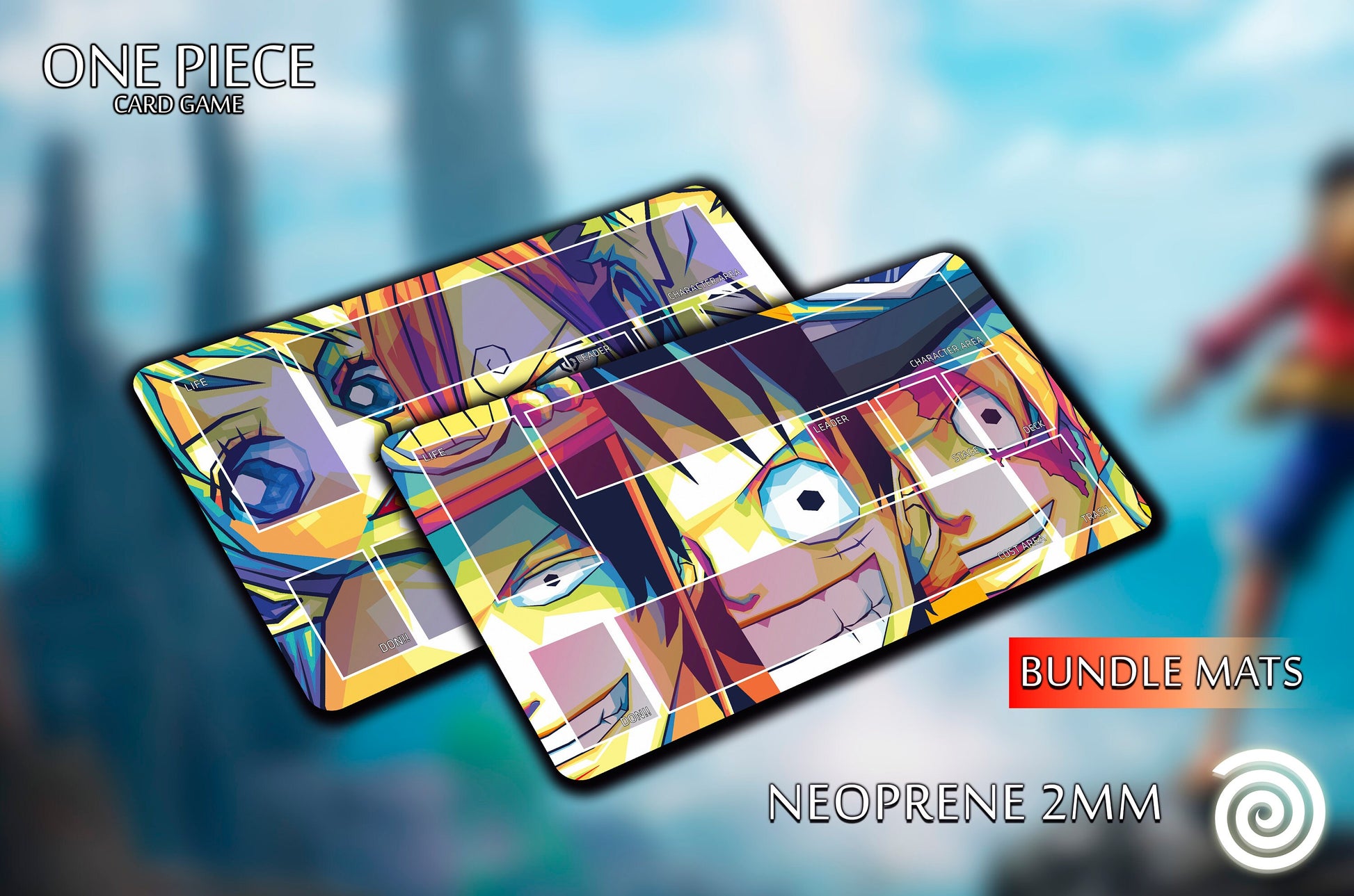 Tapete Compatible One Piece Card Game (No official)
