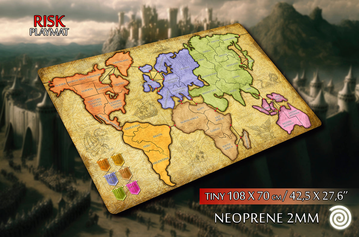 RISK compatible Gamemat - (Giant / Oversized) – Rollinmats